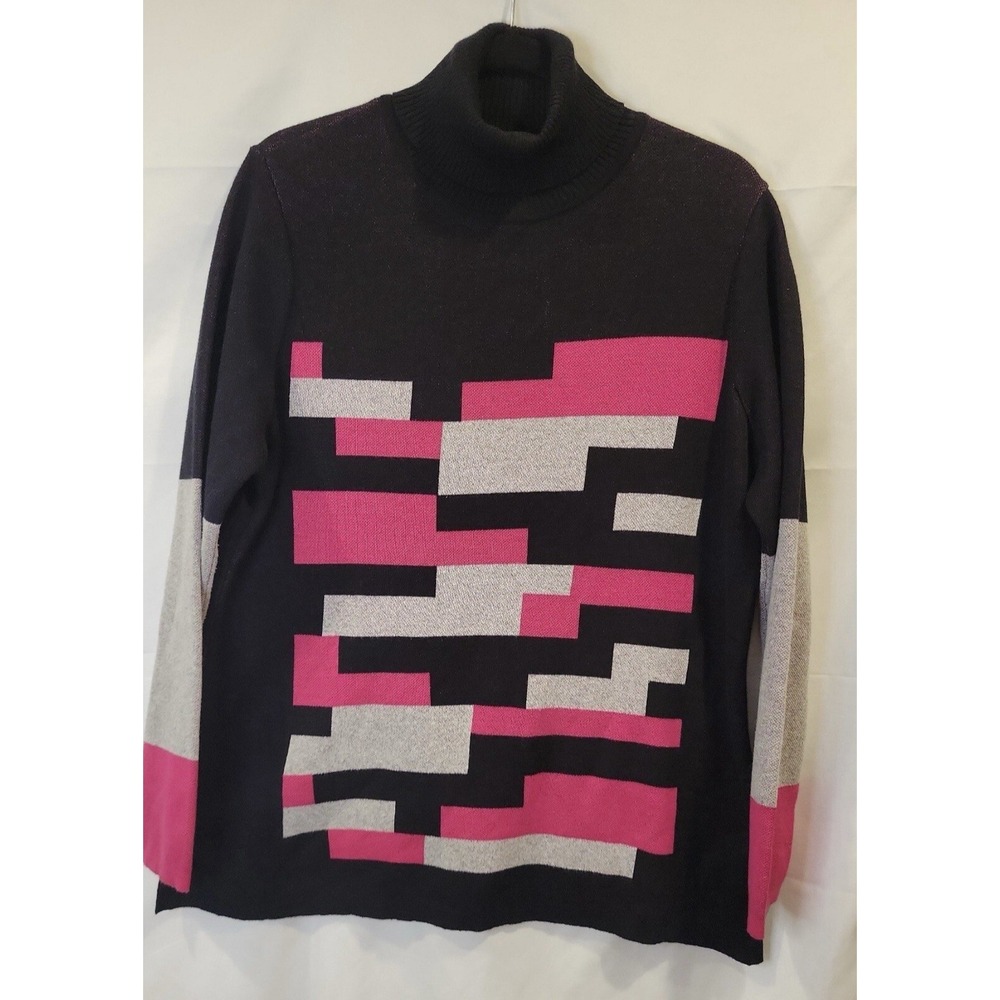 Parkhurst Collectibles Sweater Women's 100% Cotton Turtleneck Size Large